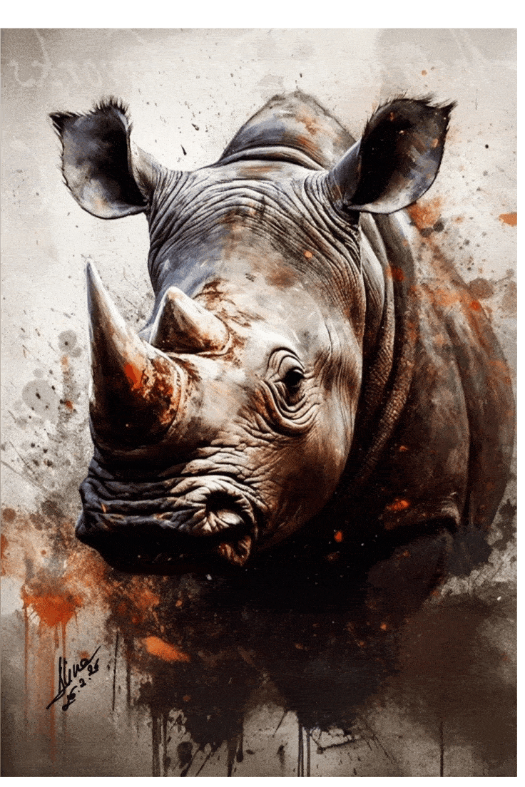ArteDiAlina.com painting: Regards from Africa